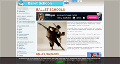 Desktop Screenshot of aboutballetschools.com