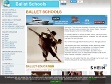 Tablet Screenshot of aboutballetschools.com